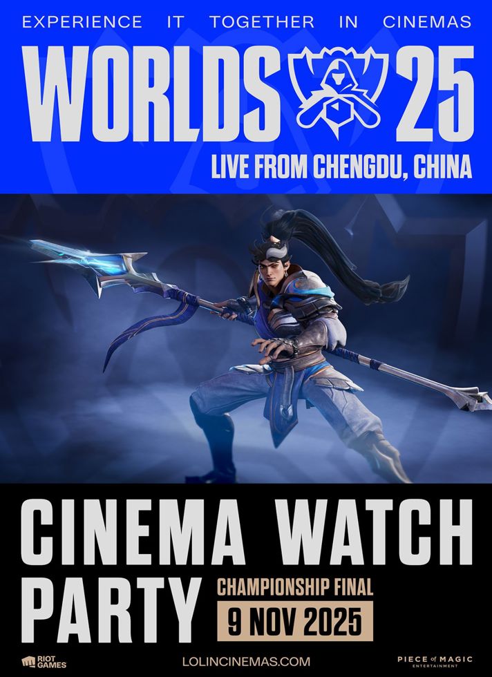 VILLAGE CINEMAS - LEAGUE OF LEGENDS WORLDS25 | FINALS IN CINEMAS