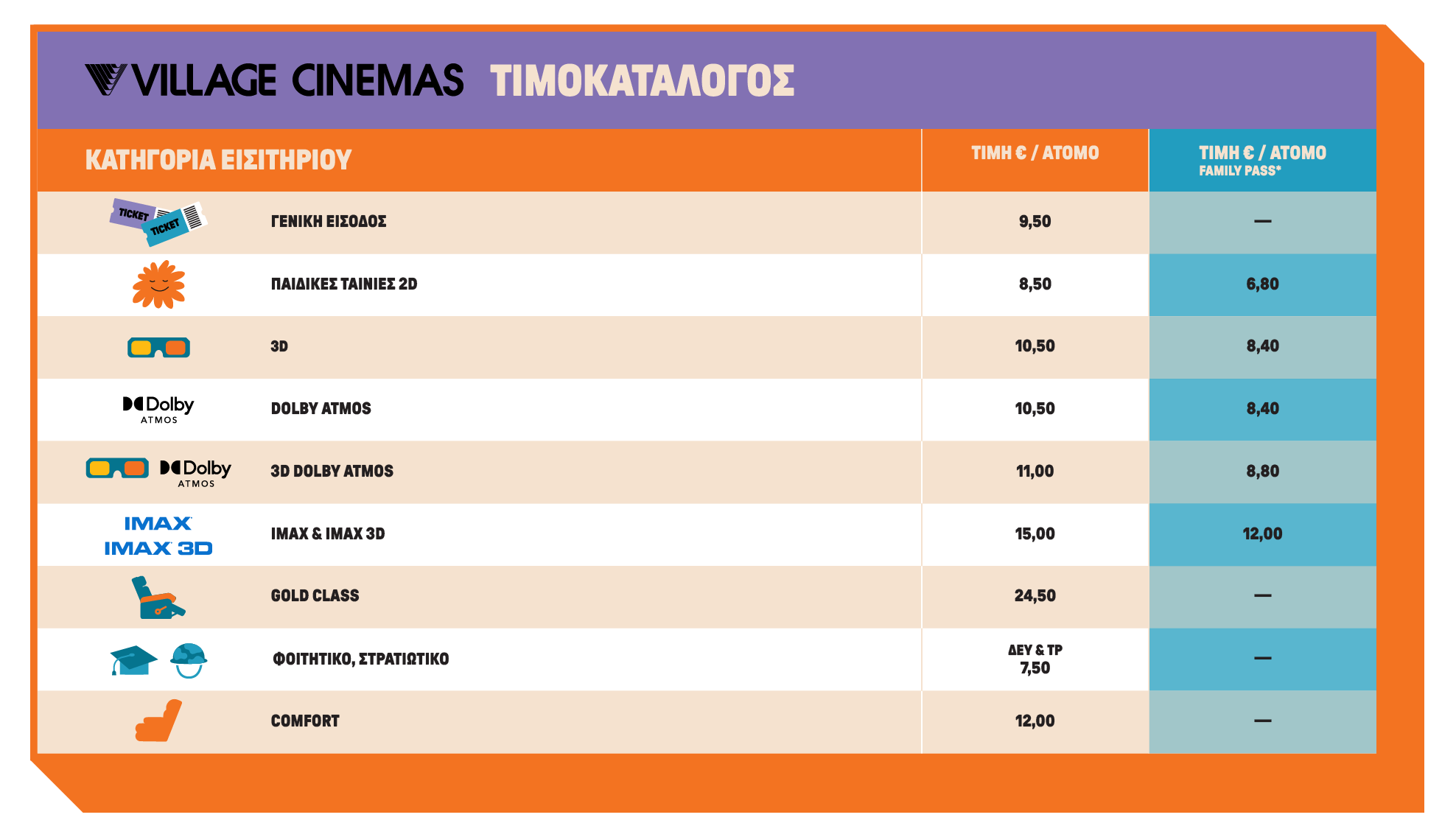 Pricelist Landscape