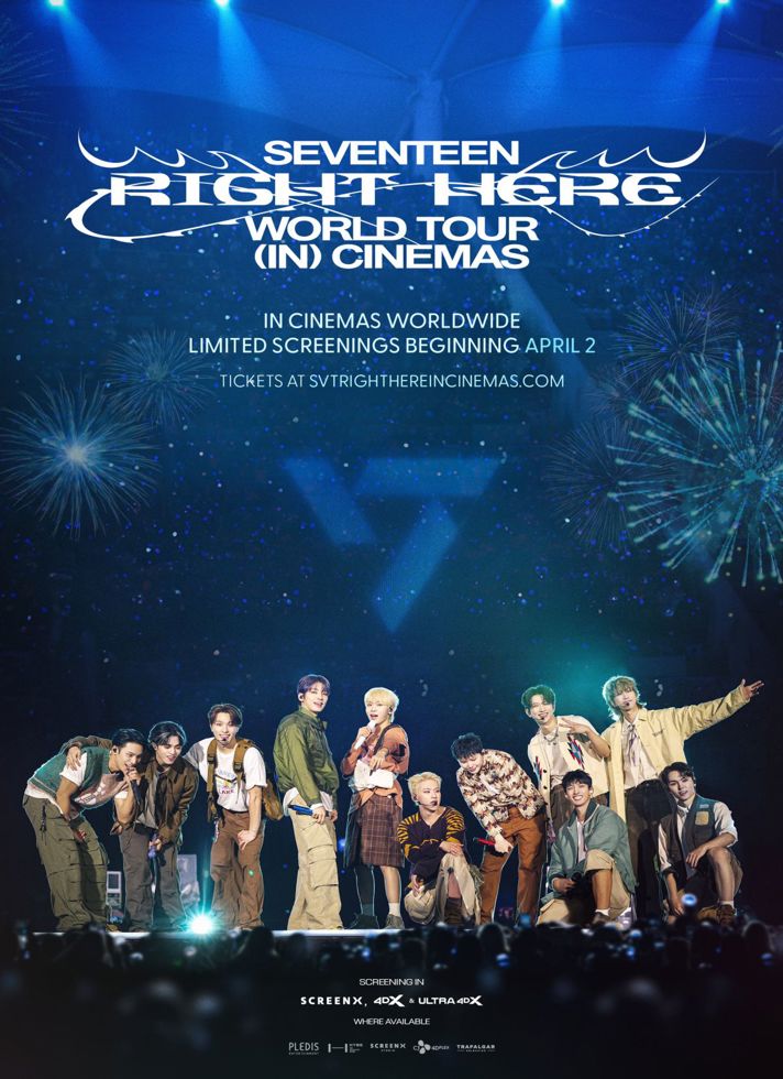 VILLAGE CINEMAS - SEVENTEEN (RIGHT HERE) WORLD TOUR IN CINEMAS